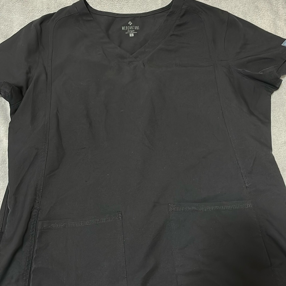 Med Couture Black Scrub Set